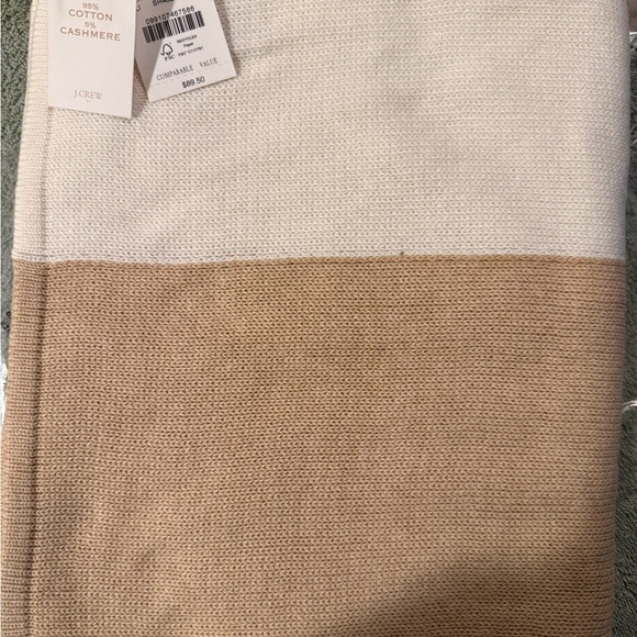 J. Crew Tan and Cream Poncho - Picture 4 of 4